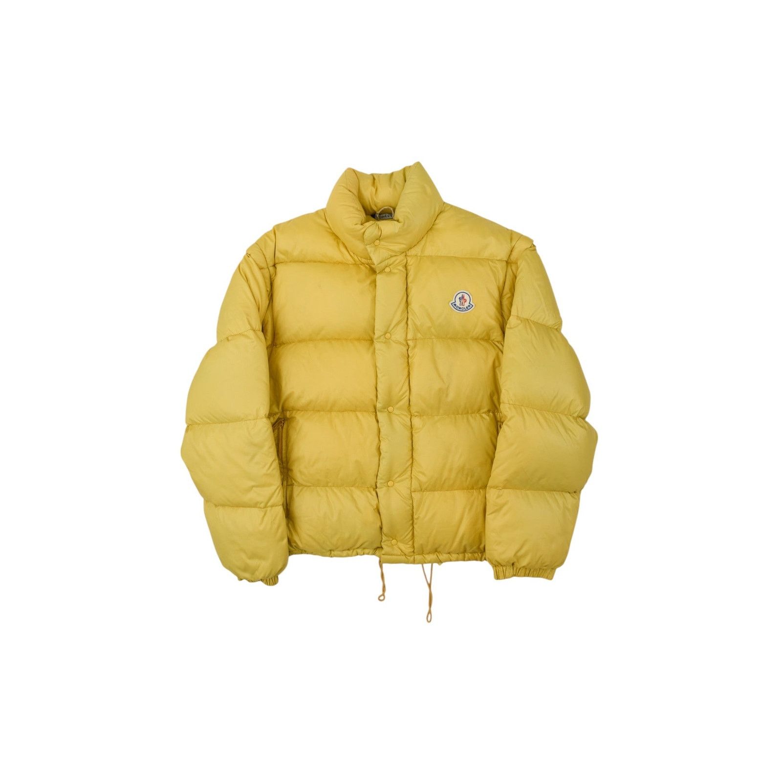 Light Green Removable Sleeves Down Jacket