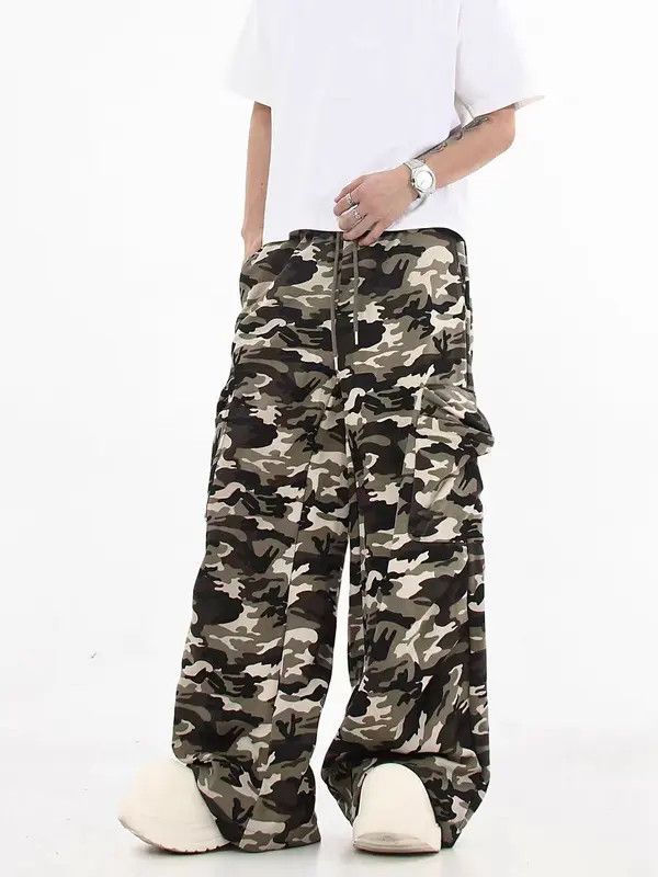 VIBE Retro High Street Hip Hop Leopard Print Loose Casual Pants Size US 29 - 3 Thumbnail