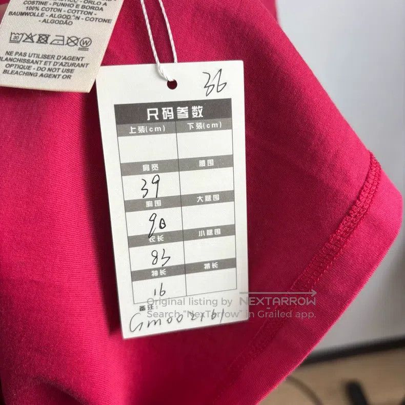 Hermes Hermes Fuchsia Printed T-Shirt Dress Size XS / US 0-2 / IT 36-38 - 6 Thumbnail