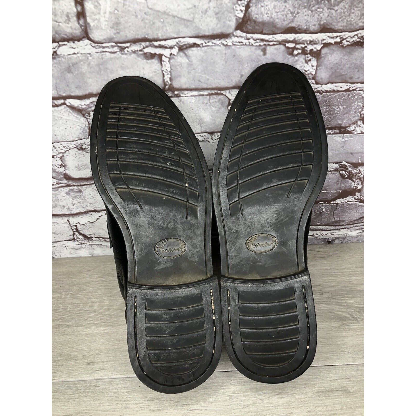 Other Studio Belverde Duke Black Leather Cap Toe Oxfords Dress Sho Size US 11 / EU 44 - 8 Thumbnail