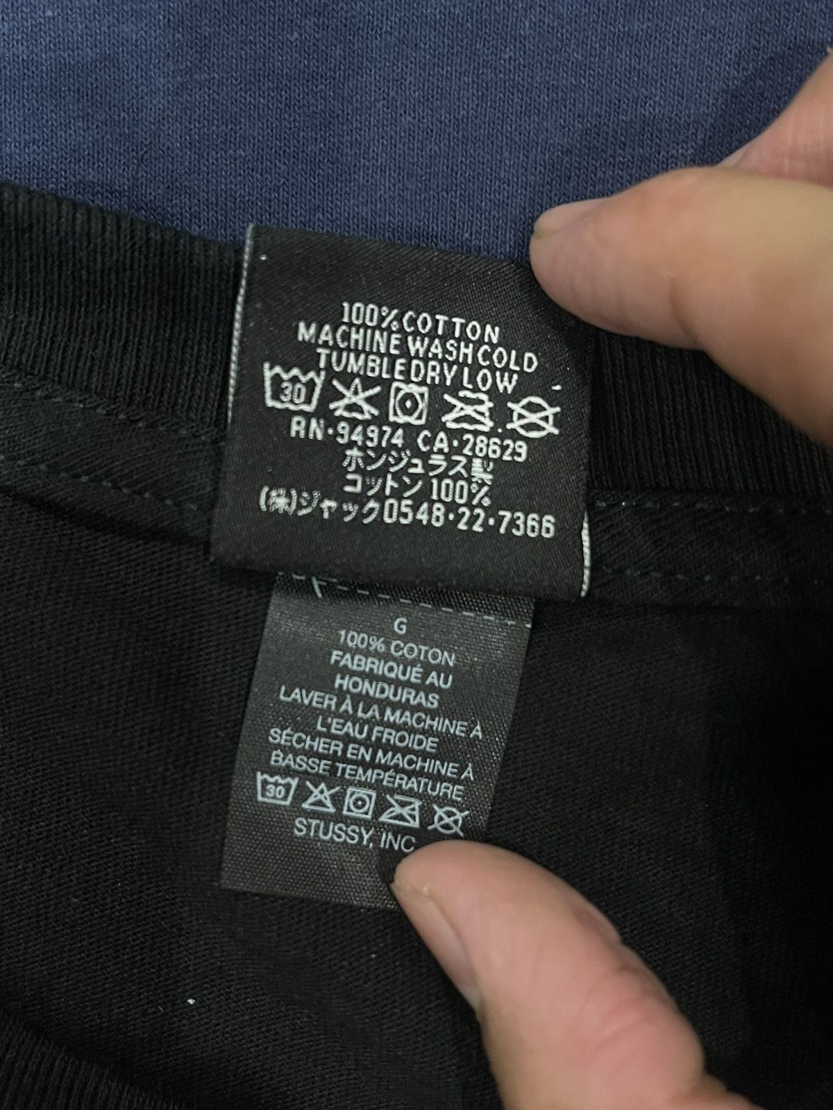 Our Legacy × Stussy Stussy Work Shop OL Sport Pigment Dyed T-Shirt Black Size US L / EU 52-54 / 3 - 7 Thumbnail