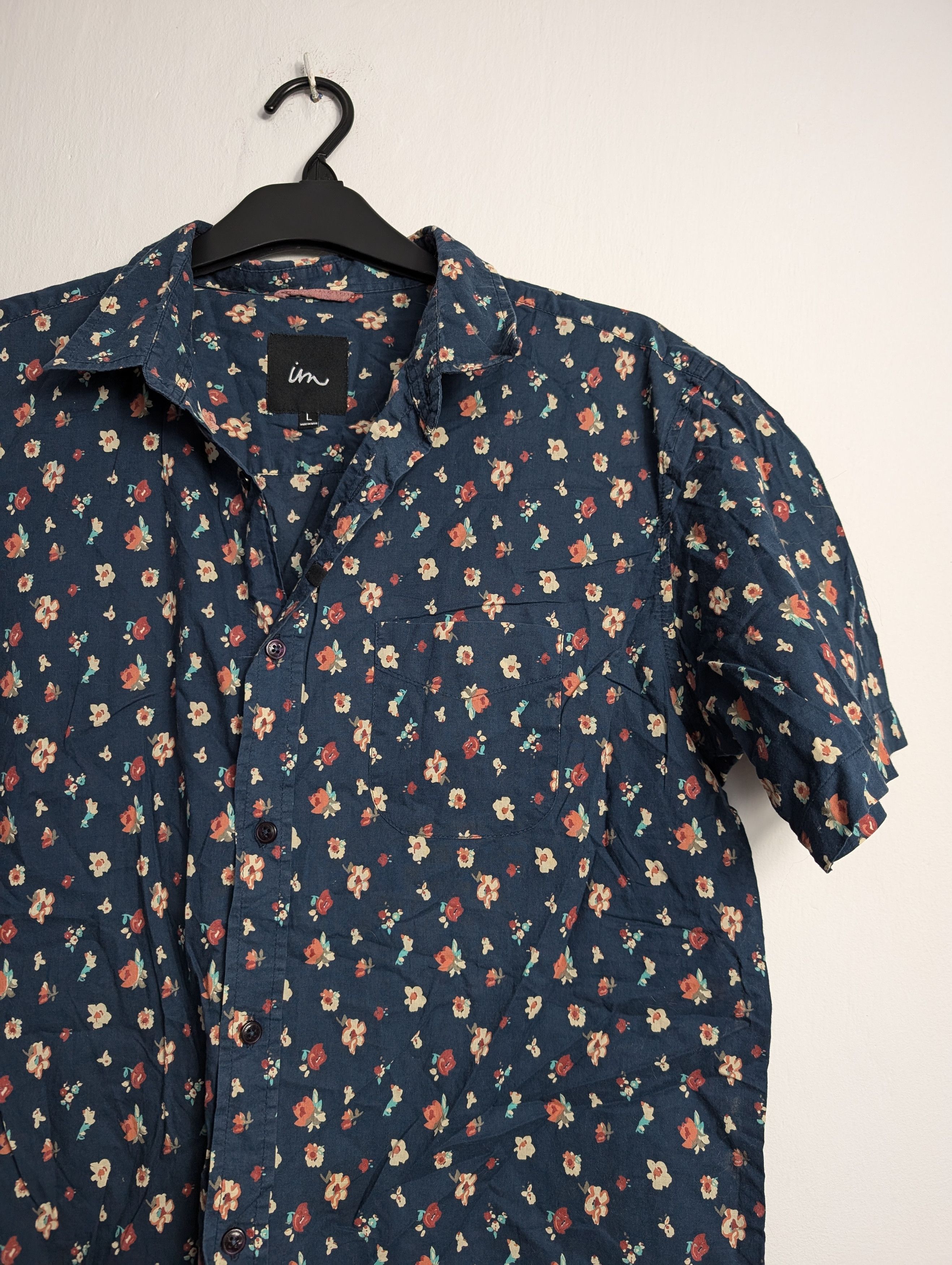 Vintage Vintage Y2K Hawaiian Shirt - Summer Floral Palm Tree Print Size US L / EU 52-54 / 3 - 2 Thumbnail