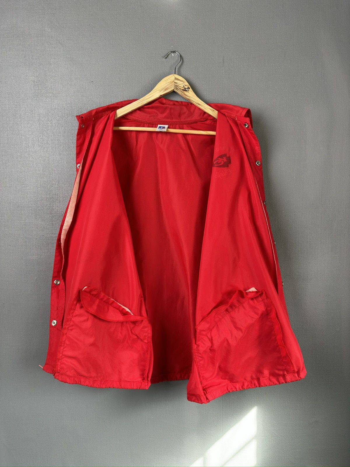 Russell Athletic Vintage Russel Athletic Kansas City Chiefs Coach Jacket Size US XL / EU 56 / 4 - 3 Thumbnail