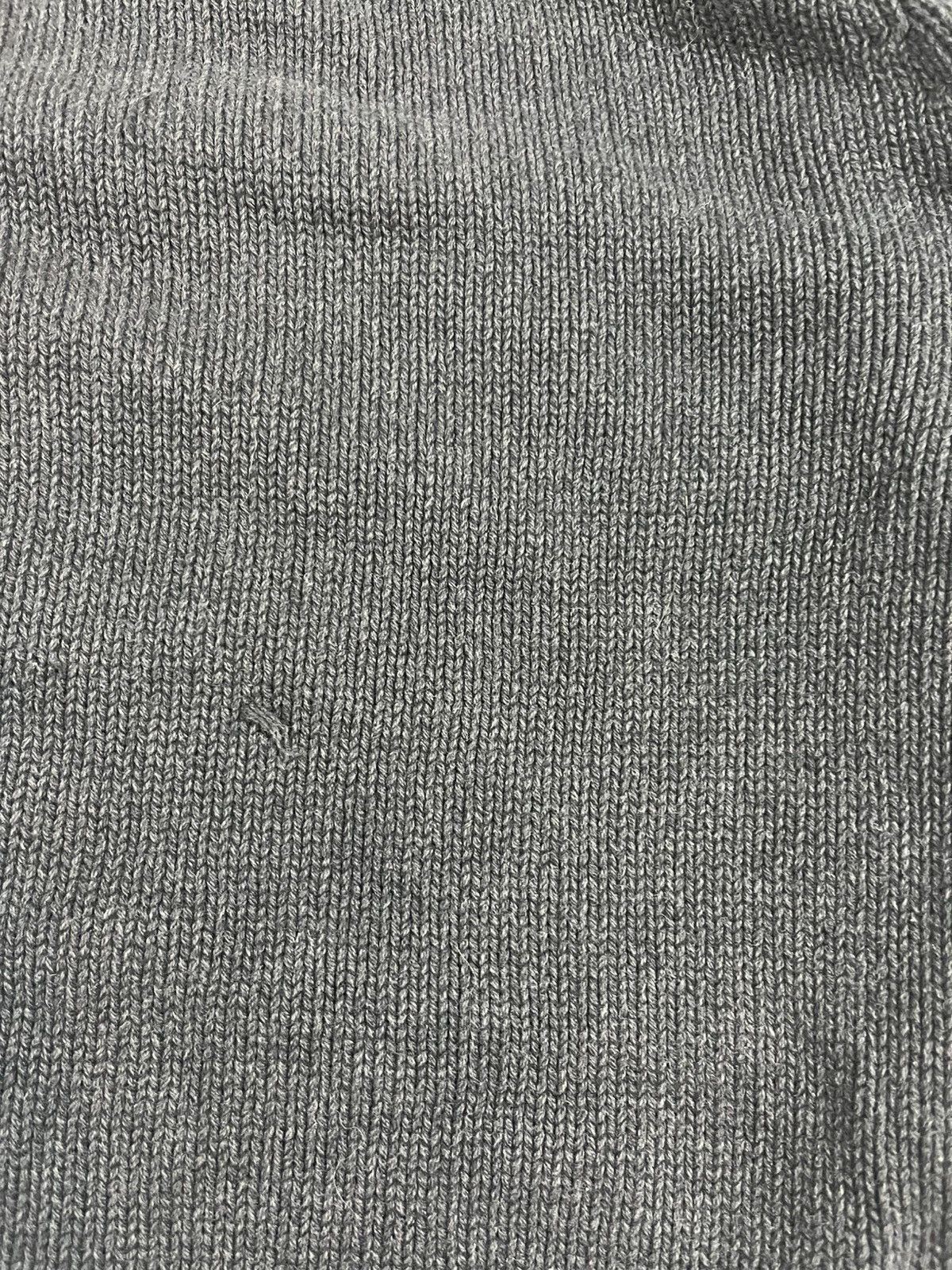 Vintage Vintage Distressed Grey Cotton Cardigan Sweater Size US XL / EU 56 / 4 - 6 Thumbnail
