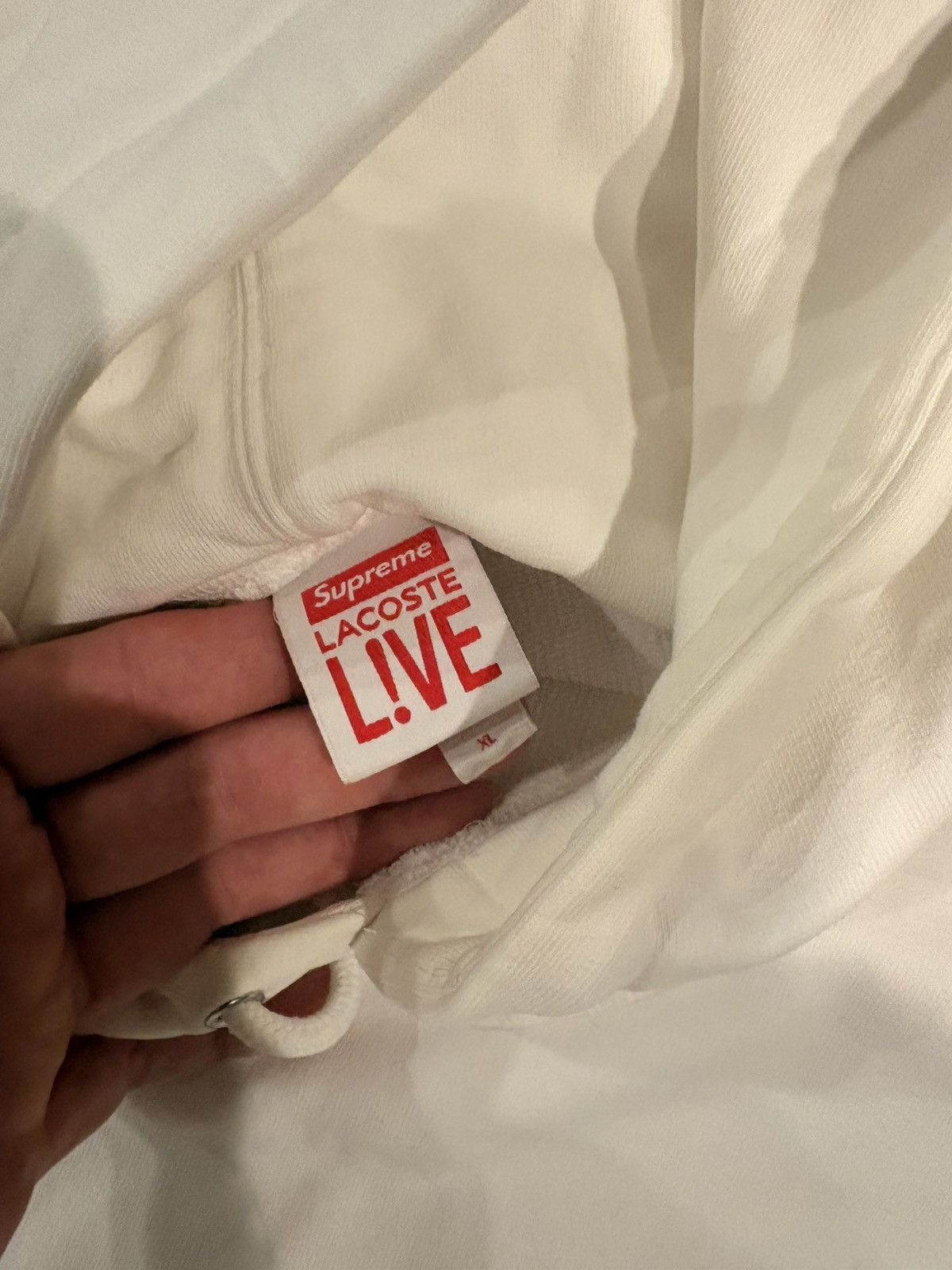 Lacoste × Supreme Supreme Lacoste Hoodie Size US XL / EU 56 / 4 - 5 Thumbnail