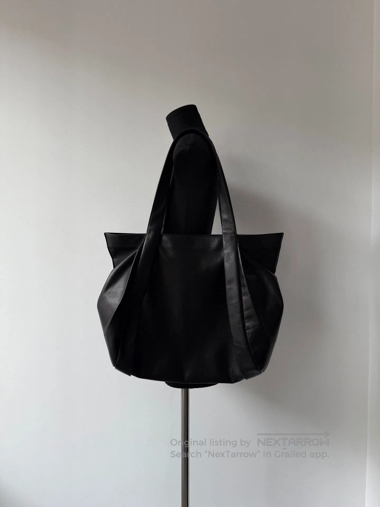 Yohji Yamamoto Yohji Yamamoto Femme Black Leather Bag. Size ONE SIZE - 7 Thumbnail