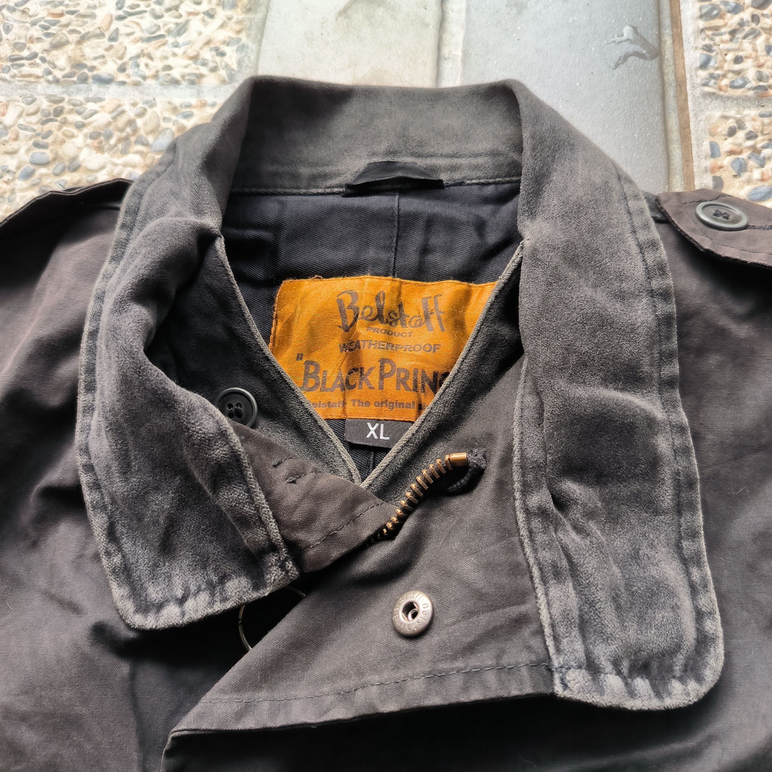 Belstaff Vintage Belstaff Black Prince Wax Moleskin Jacket Size US XL / EU 56 / 4 - 5 Thumbnail