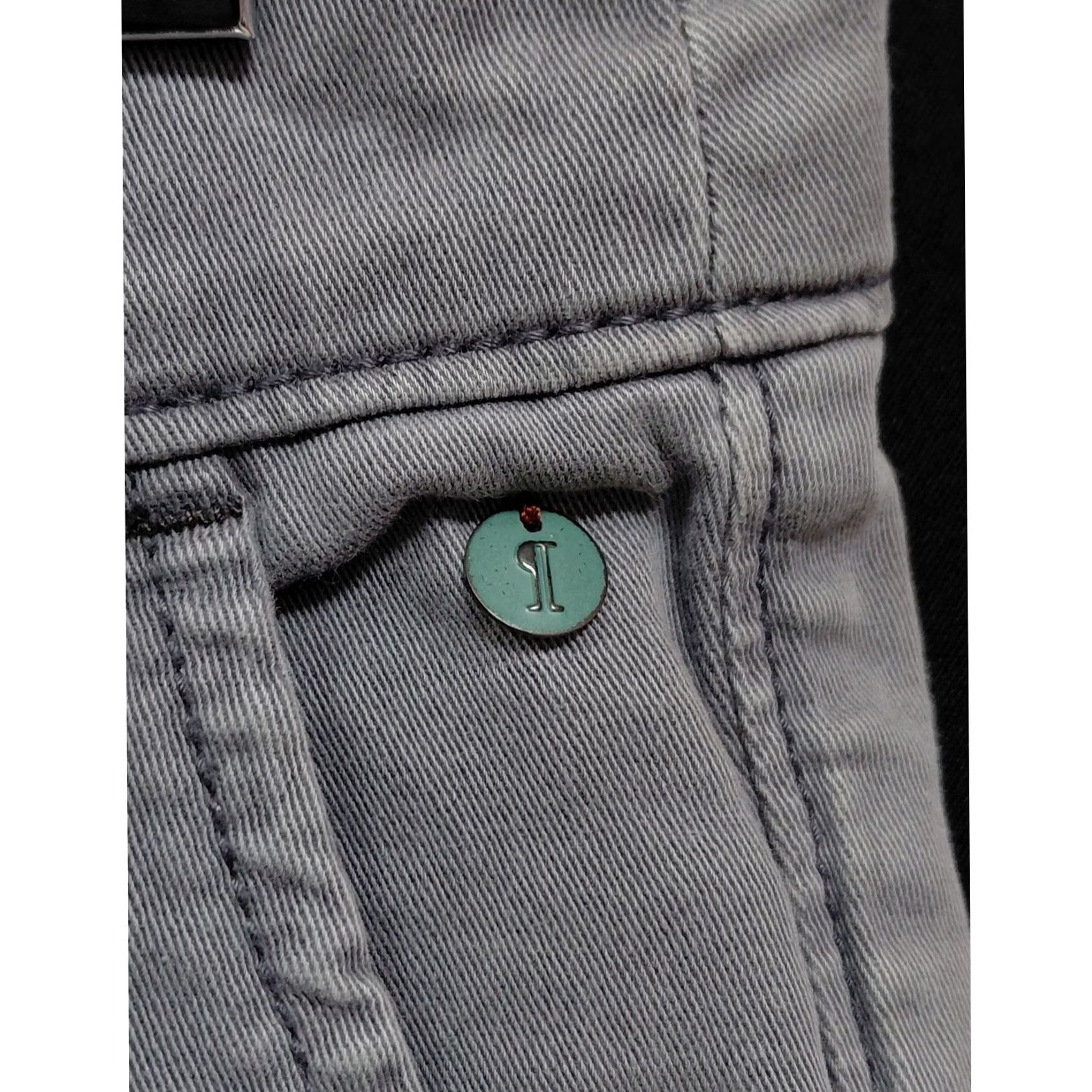 Vintage VINTAGE Pilcro and The Letterpress Gray Cotton Shorts Solid Woven Women Size 27 Size 27" / US 4 / IT 40 - 3 Thumbnail