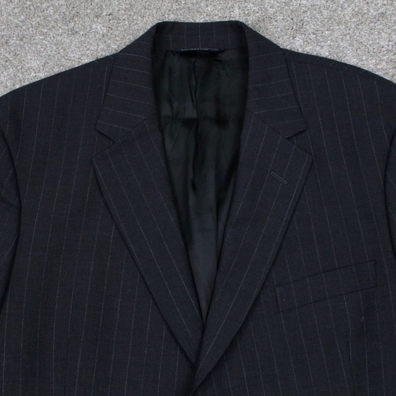 Brooks Brothers Brooks Brothers Blazer Mens 44R Wool Gray 2-Button Single-Breasted Regular Fit Jacket Size 44R - 3 Thumbnail
