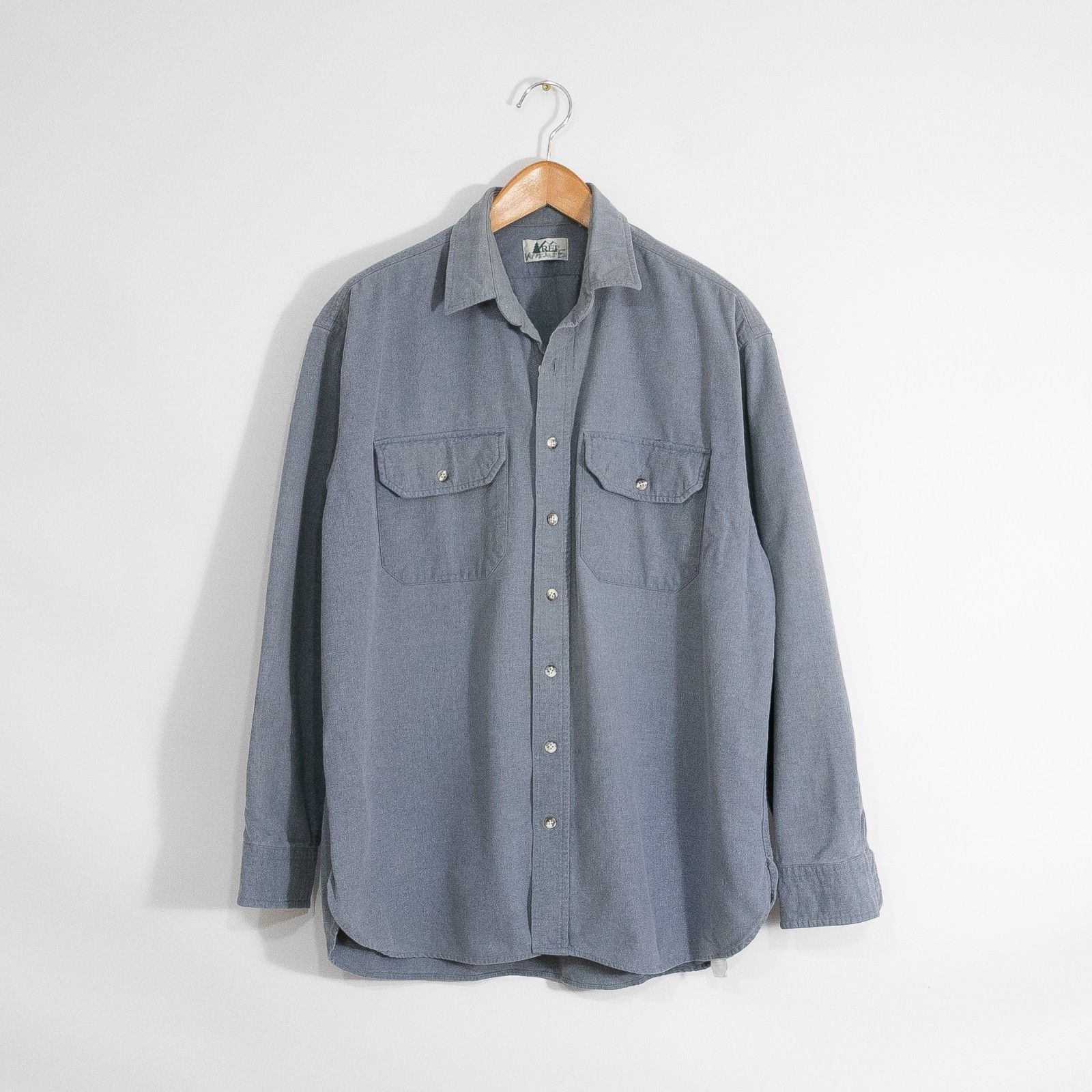 Rei Vintage REI Chamois Button Up Shirt Mens 2XL - Distressed Size US XXL / EU 58 / 5 - 1 Thumbnail