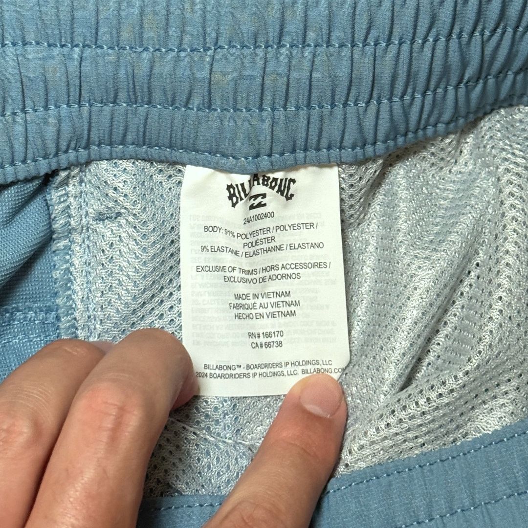 Billabong Billabong Dexter EW Hybrid 19 Blue Shorts Size L NWT Size US 35 - 6 Thumbnail