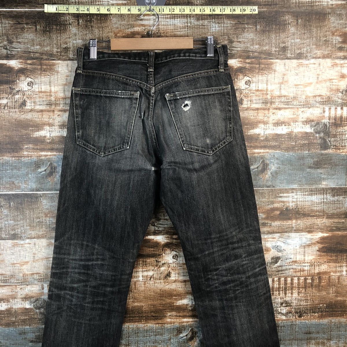 Japanese Brand DL Uniqlo Black Denim Pants #C272 Size US 29 - 13 Thumbnail