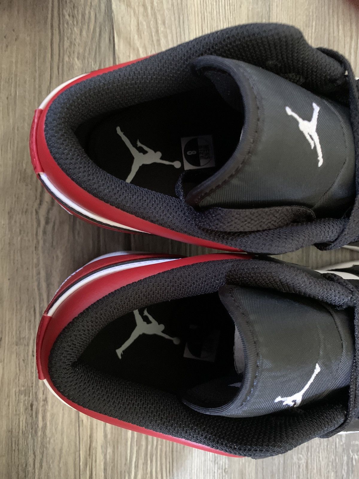 Jordan Brand Air Jordan 1 Low Bred Toe Size US 8 / EU 41 - 9 Thumbnail