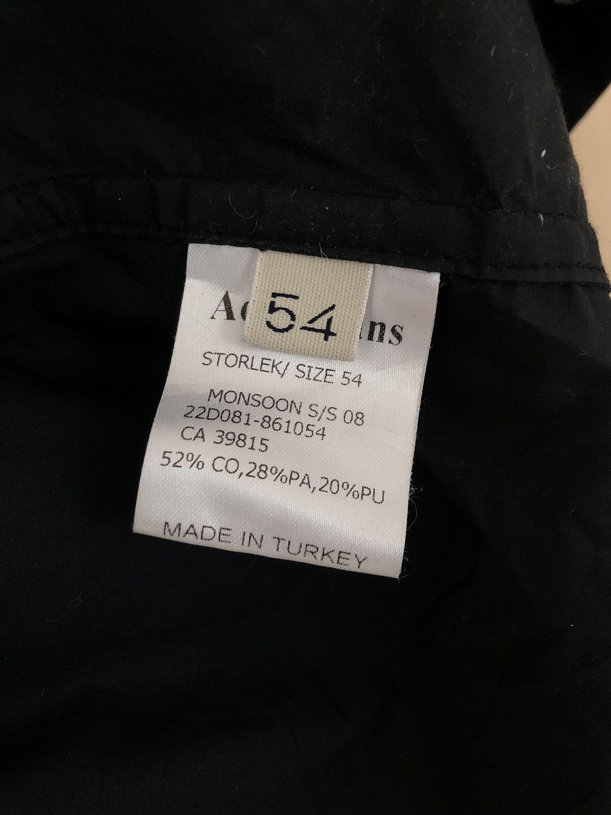 Acne Studios Acne Jeans «Monsoon» SS08 windbreaker jacket Size US L / EU 52-54 / 3 - 7 Thumbnail