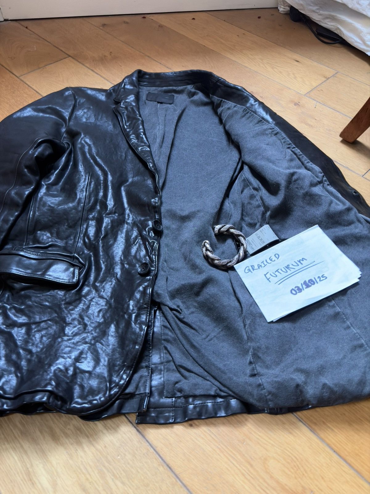 Isamu Katayama Backlash JP XL Italian Double Shoulder Garment Dyed Blazer Size US XL / EU 56 / 4 - 20 Thumbnail