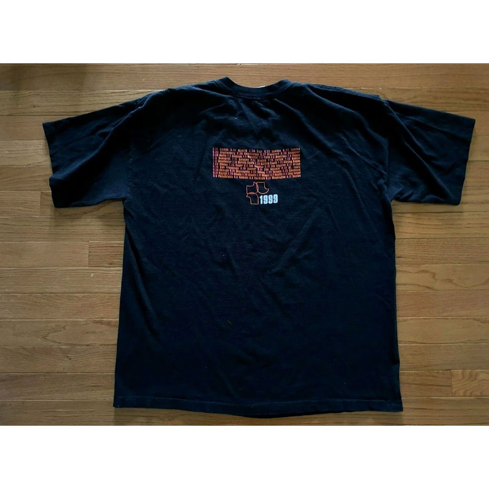 Doublet VTG REM-033 Concert Tour T Shirt 1999 Double Sided Sz XL Champ Brand USA Made Shirt Unisex 1990s Black Short Sleeve Graphic Tee Size US XL / EU 56 / 4 - 2 Thumbnail