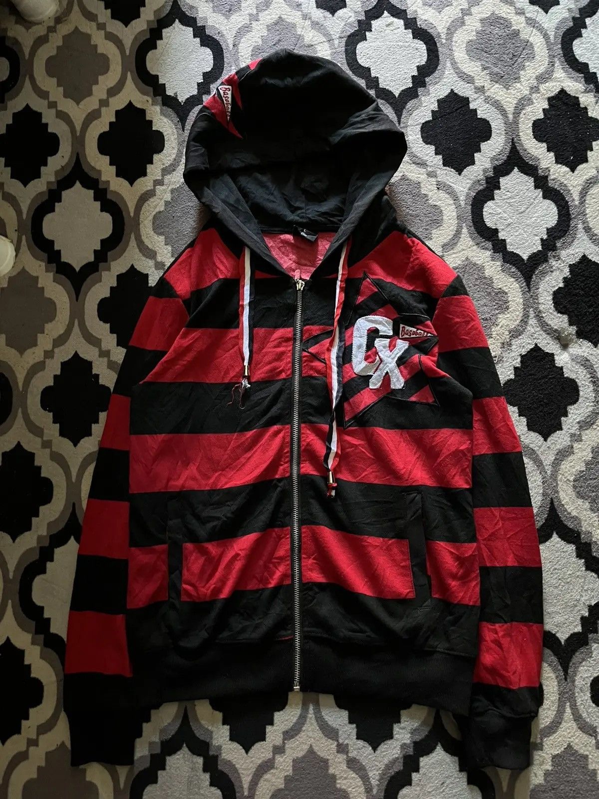 PPFM 2000s Aidanu striped hoodie Size US L / EU 52-54 / 3 - 1 Thumbnail