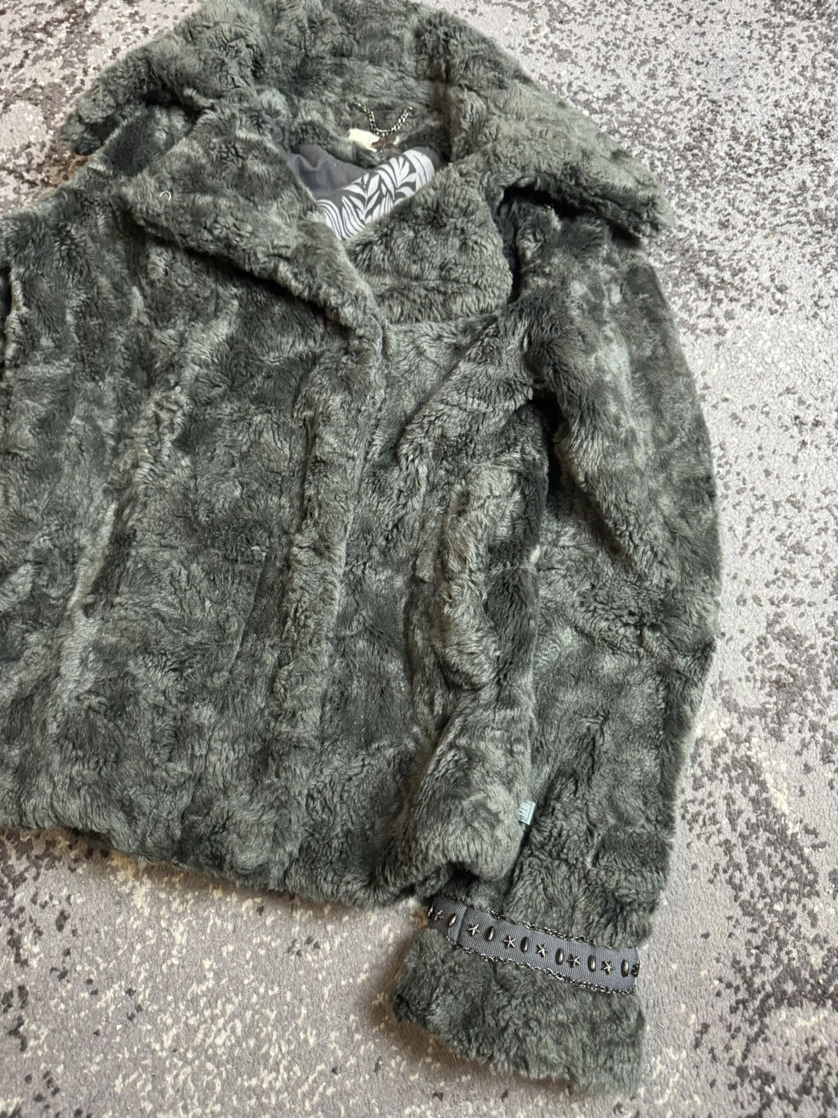 If Six Was Nine × Japanese Brand Vintage Y2K Fur Avantgarde Opium Carti Style Jacket Size US S / EU 44-46 / 1 - 2 Thumbnail