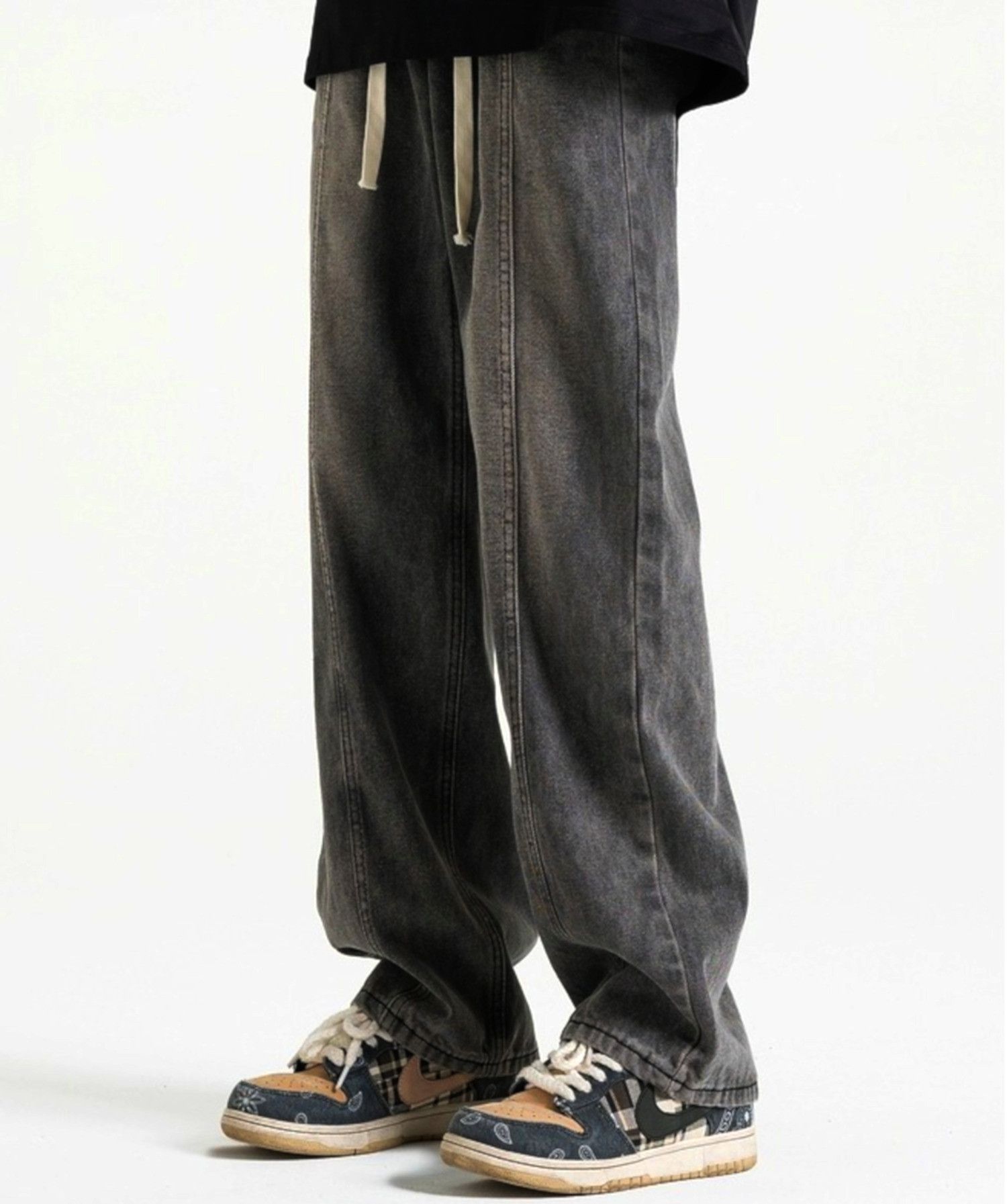 Designer × Japanese Brand × Vintage Vintage Punk Washed Oversize Pants Streetwear Rave Size US 31 - 2 Thumbnail