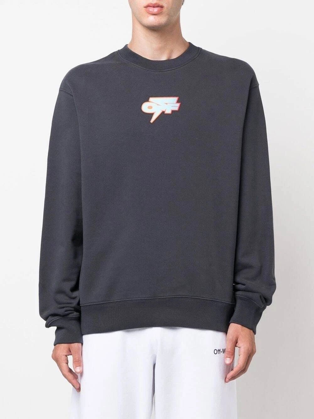 Off-White Off-White Thund Skate-Print Long Sleeve Tee Blue/Orange Size US M / EU 48-50 / 2 - 4 Thumbnail