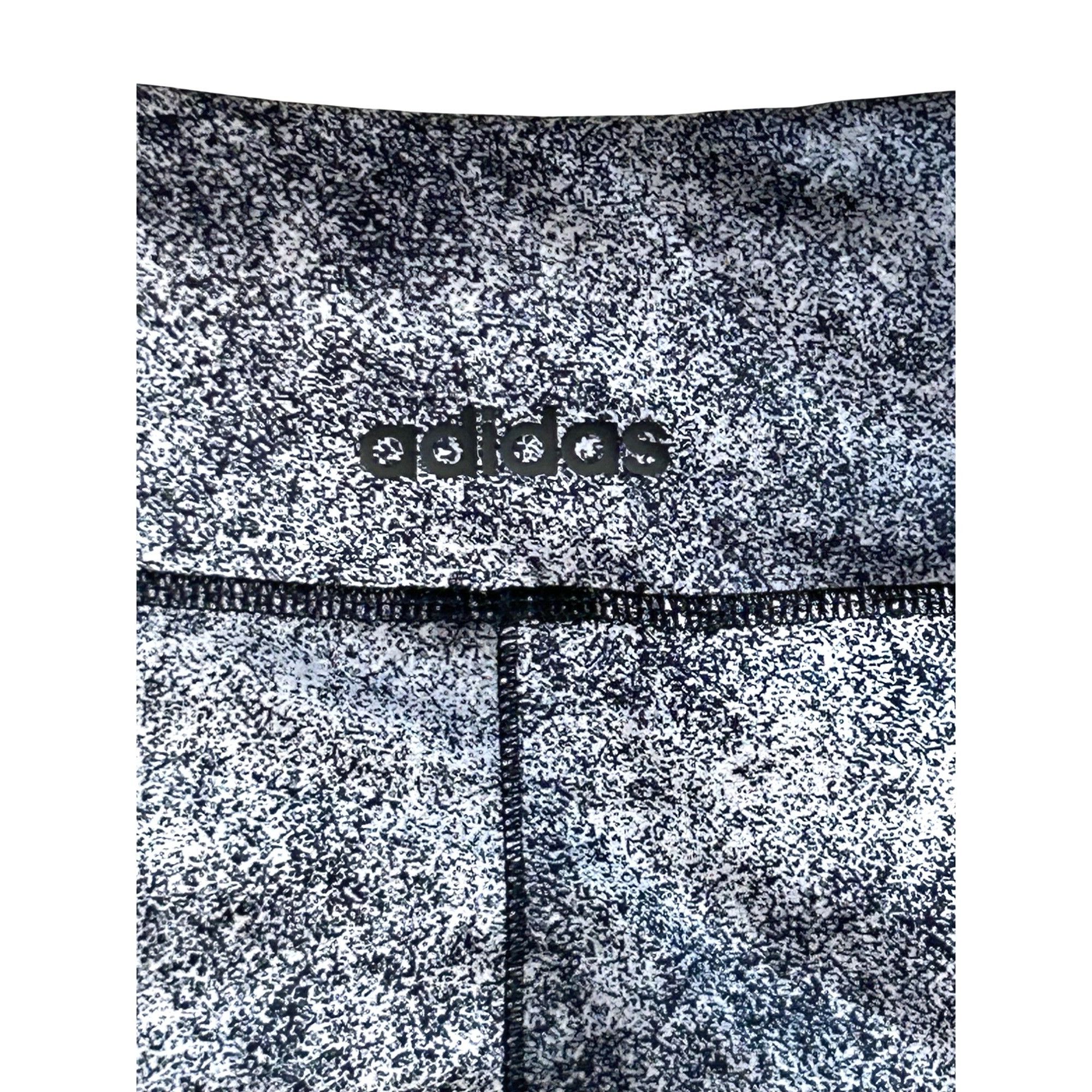 Adidas Adidas Women’s Leggings Grey M Black Triple Stripes Ankle Lo Size 28" / US 6 / IT 42 - 3 Thumbnail