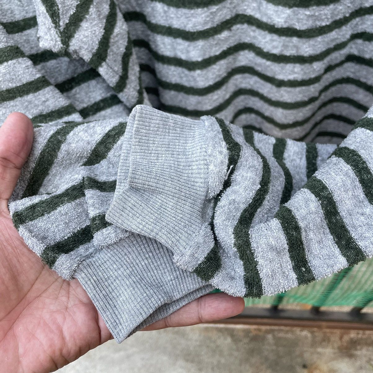 Vintage 🔥🔥Vintage UCLA Cotton Twill Striped Sweatshirts Size US M / EU 48-50 / 2 - 6 Thumbnail