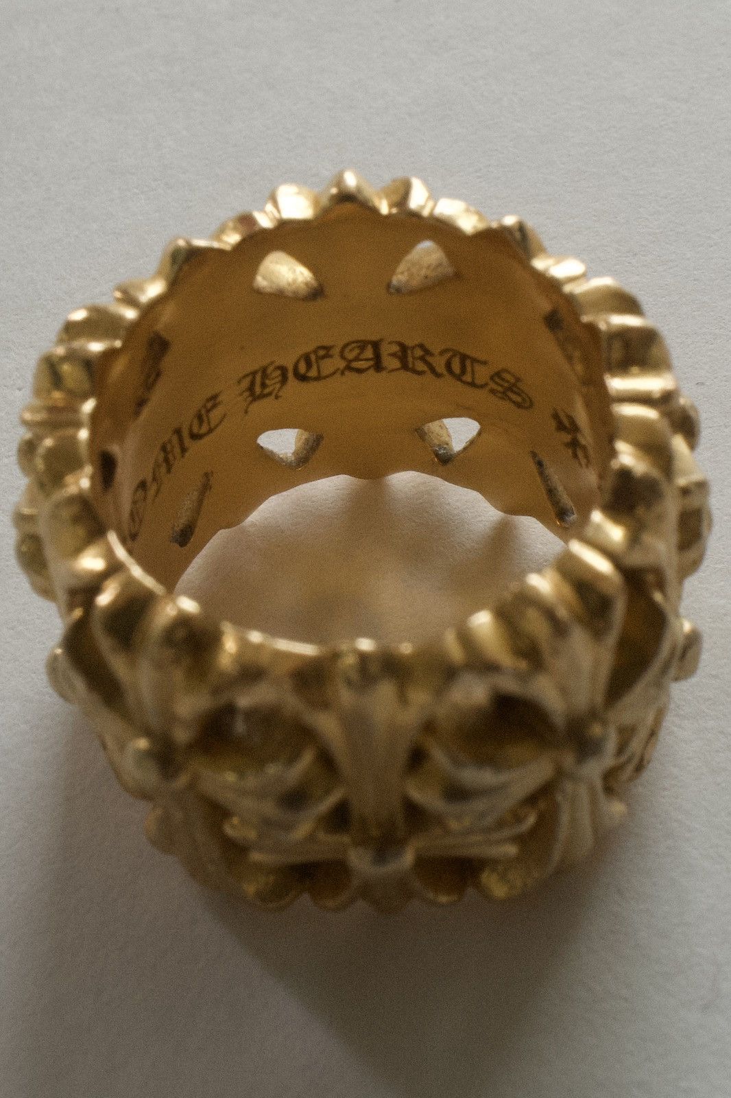 Chrome Hearts 22k Gold Cemetery Ring Size 6 Size ONE SIZE - 6 Thumbnail