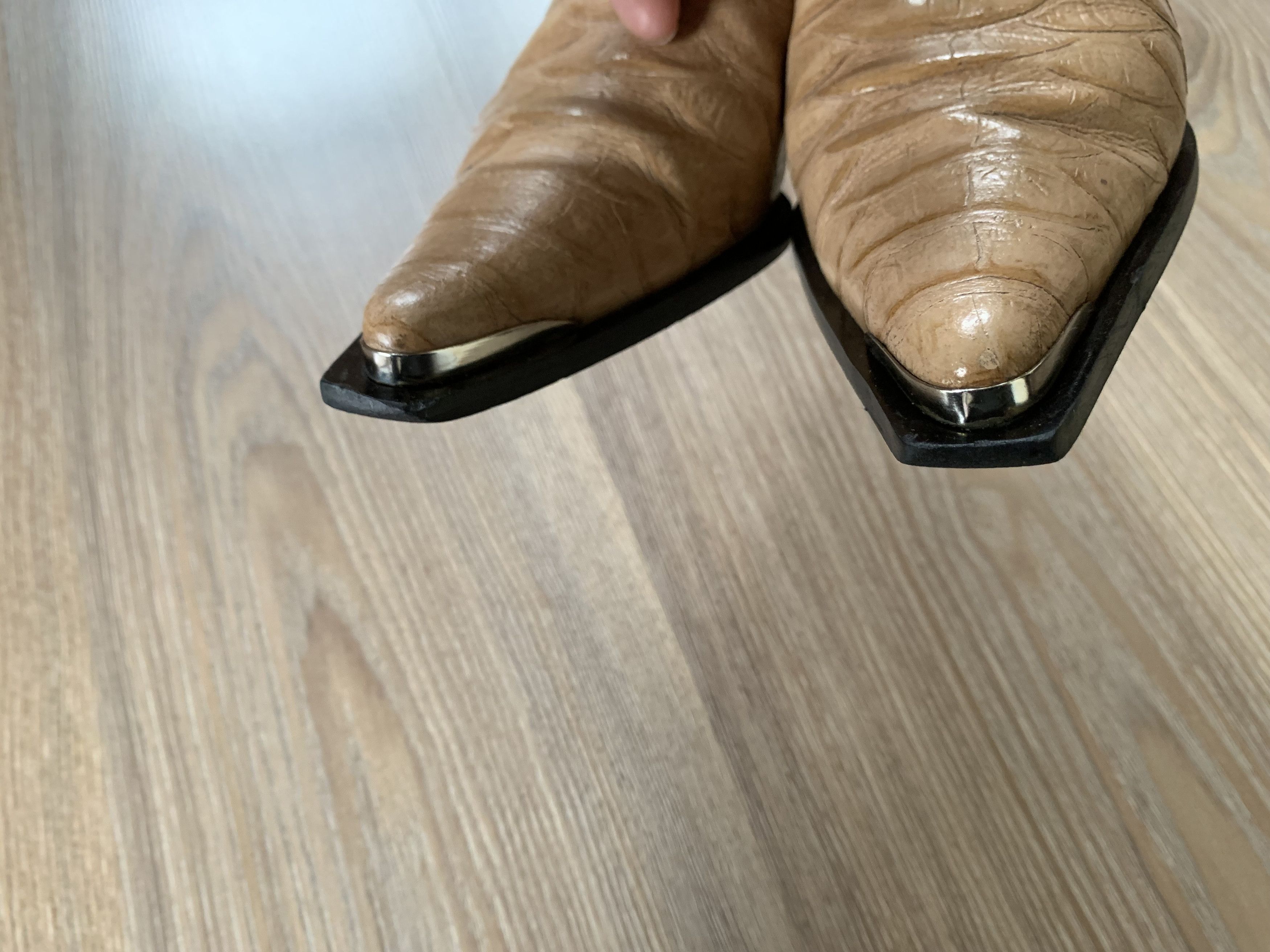 Handmade Women's Italian Leather Crocodile Alligator Skin Mule Size US 5 / IT 35 - 15 Thumbnail