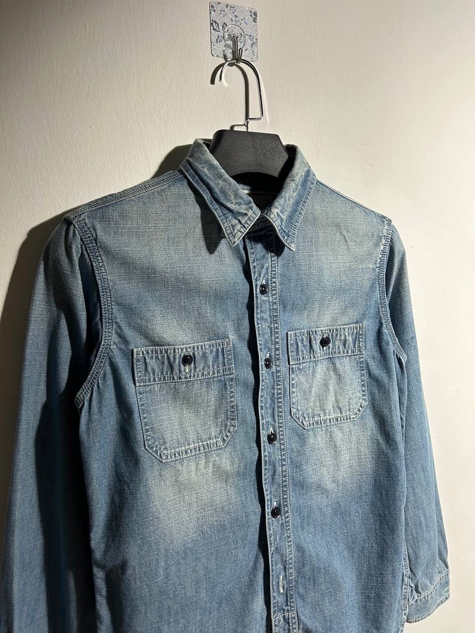 Schott Vintage Schott New York Denim Shirt Size US S / EU 44-46 / 1 - 7 Thumbnail