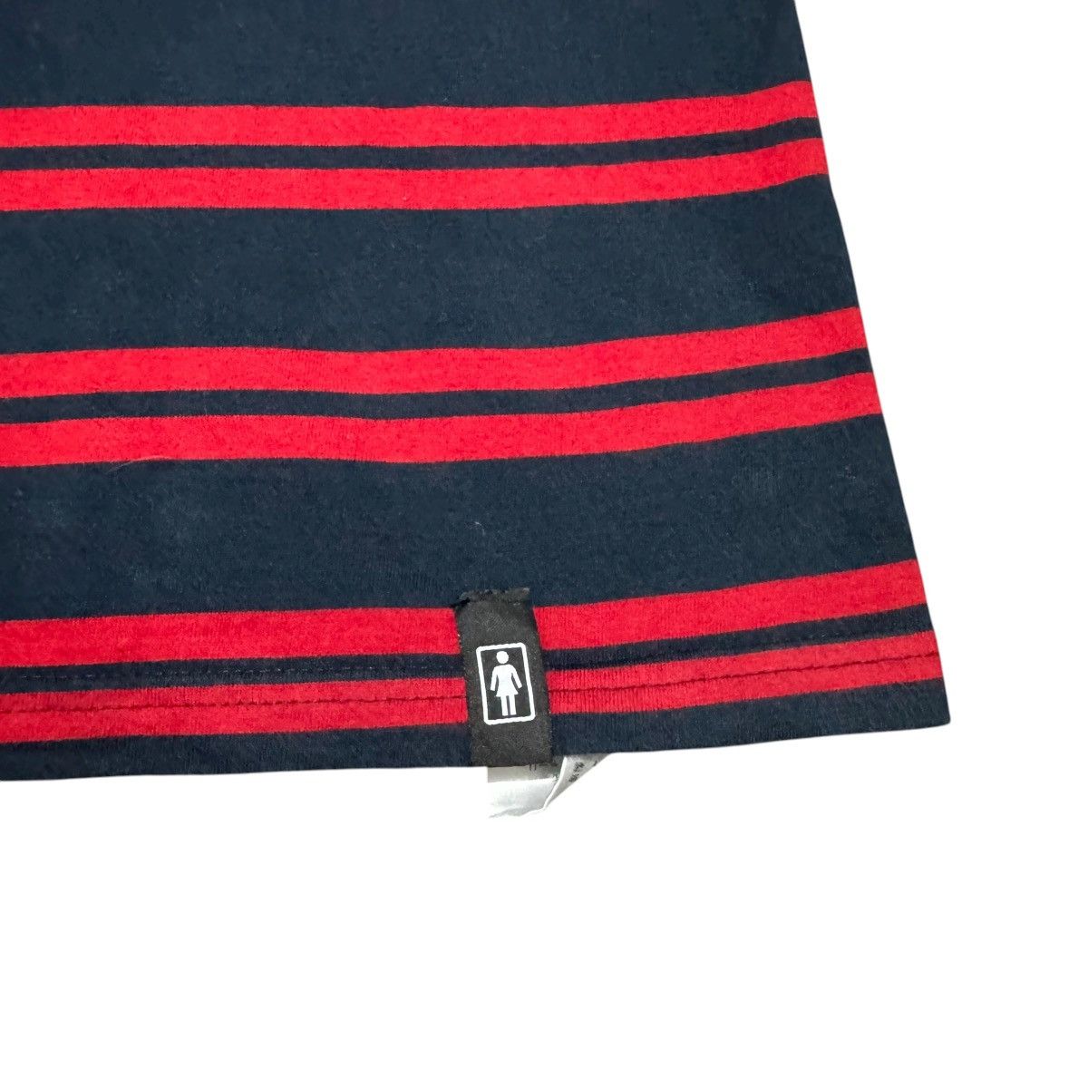 Girl Skateboards Vintage Girl Skateboards Striped Shirt Red Blue Size US L / EU 52-54 / 3 - 7 Thumbnail
