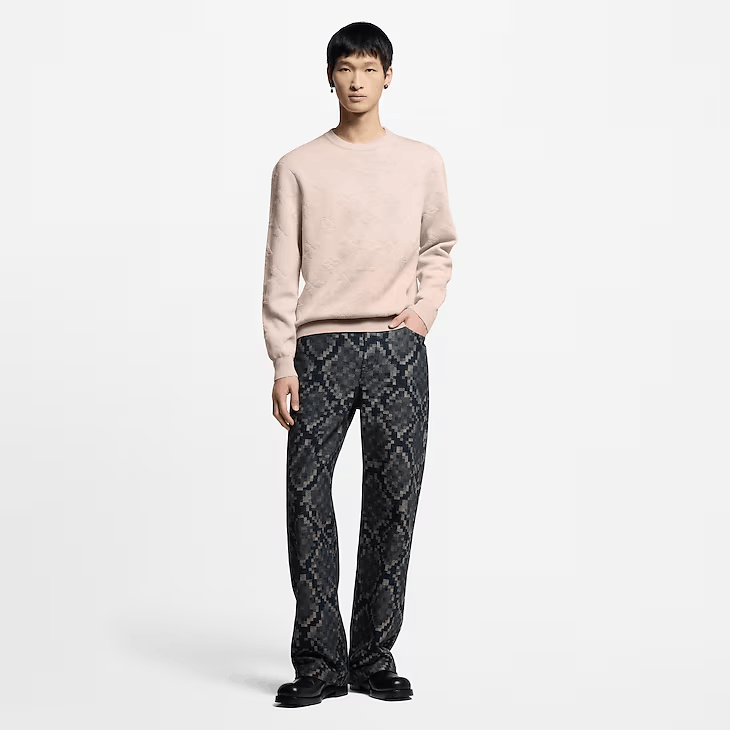 Louis Vuitton Monogram Embossed Jumper Size US M / EU 48-50 / 2 - 5 Thumbnail