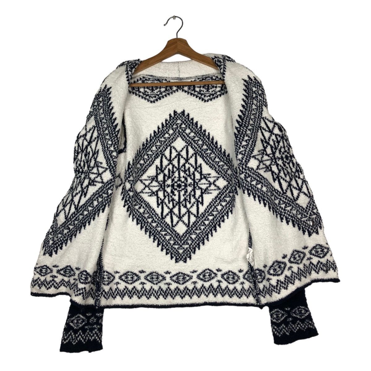 Japanese Brand 🔥Black by Vanquish Cardigan Navajo Aztec Native Design Size US M / EU 48-50 / 2 - 13 Thumbnail