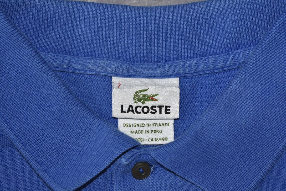 Lacoste Vintage Lacoste Polo Shirt (XL) Size US XL / EU 56 / 4 - 5 Thumbnail