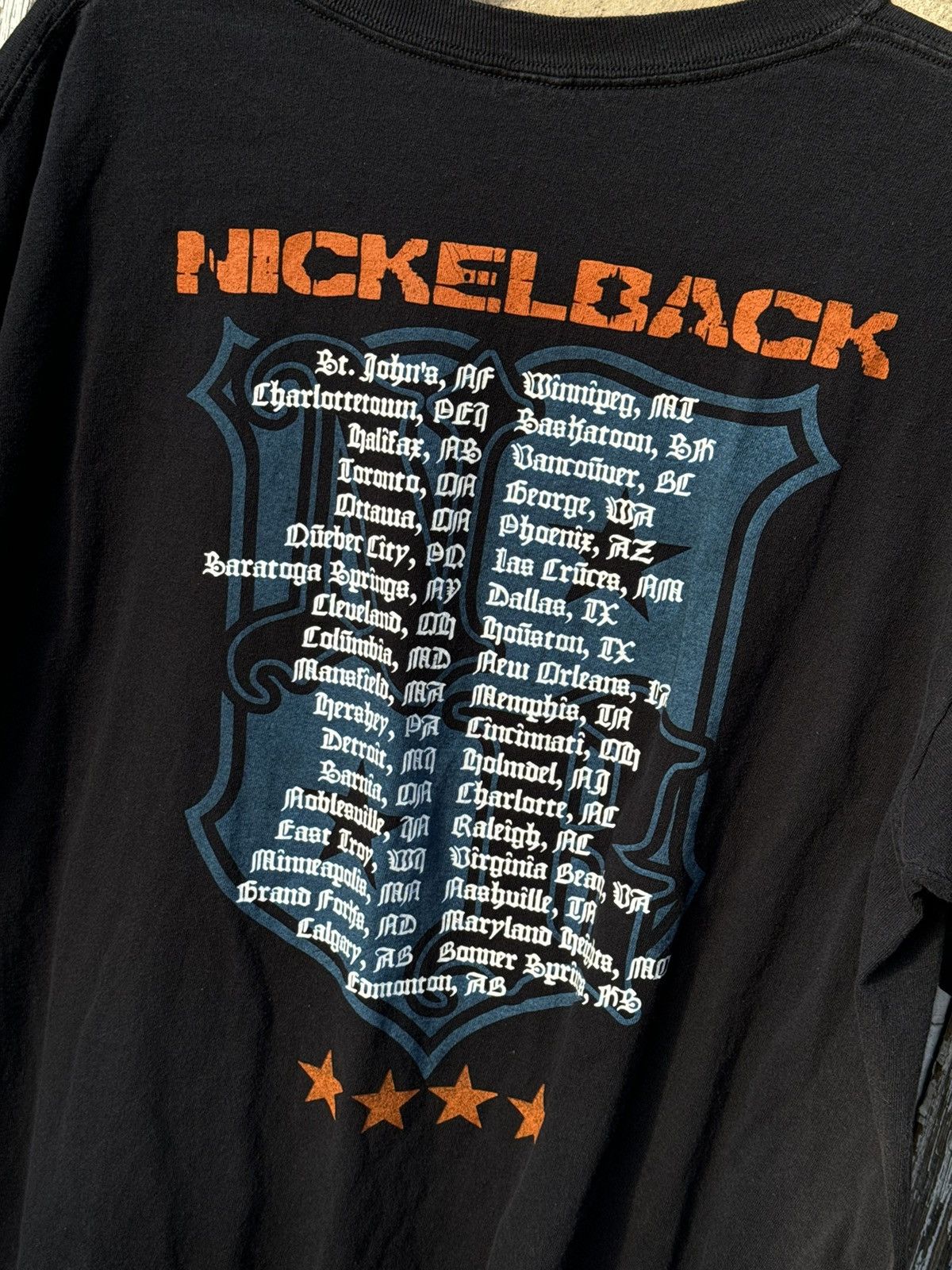 Anvil × Band Tees × Vintage Vintage Nickelback USA tour tee Size US XL / EU 56 / 4 - 9 Thumbnail