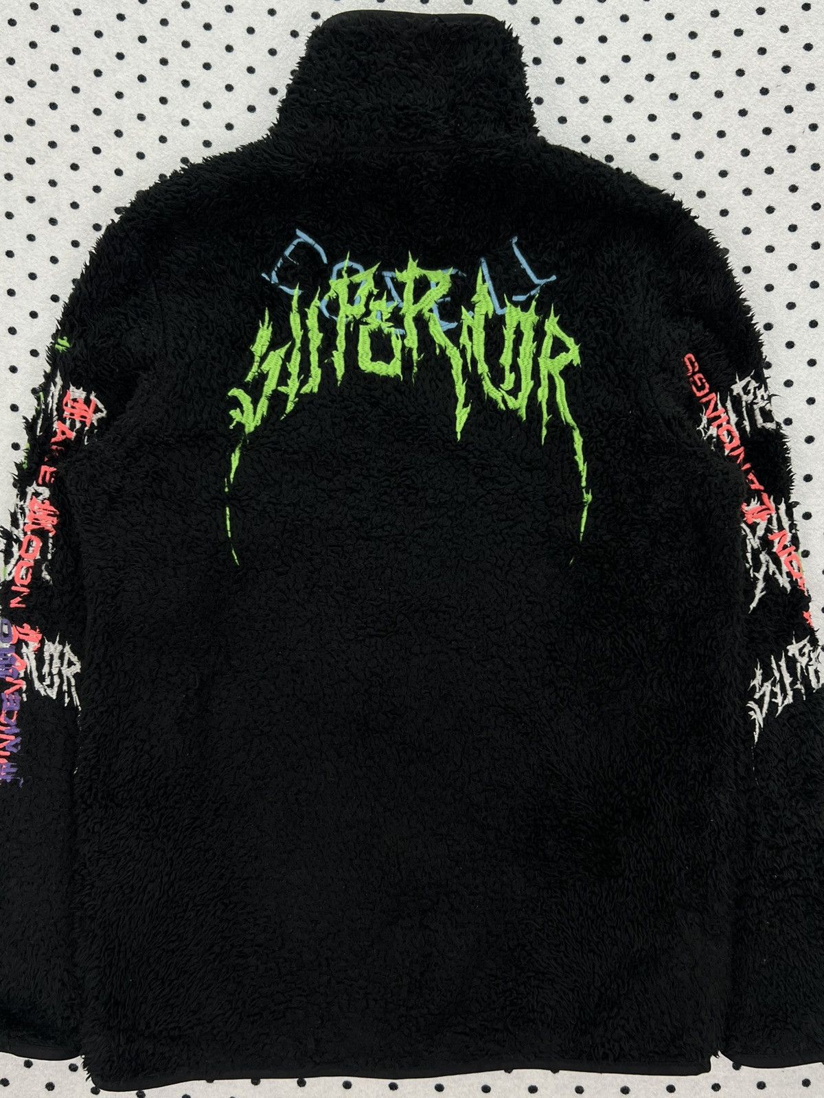 Diesel Diesel Embroidered Boa Fleece Jacket Size US XS / EU 42 / 0 - 4 Thumbnail