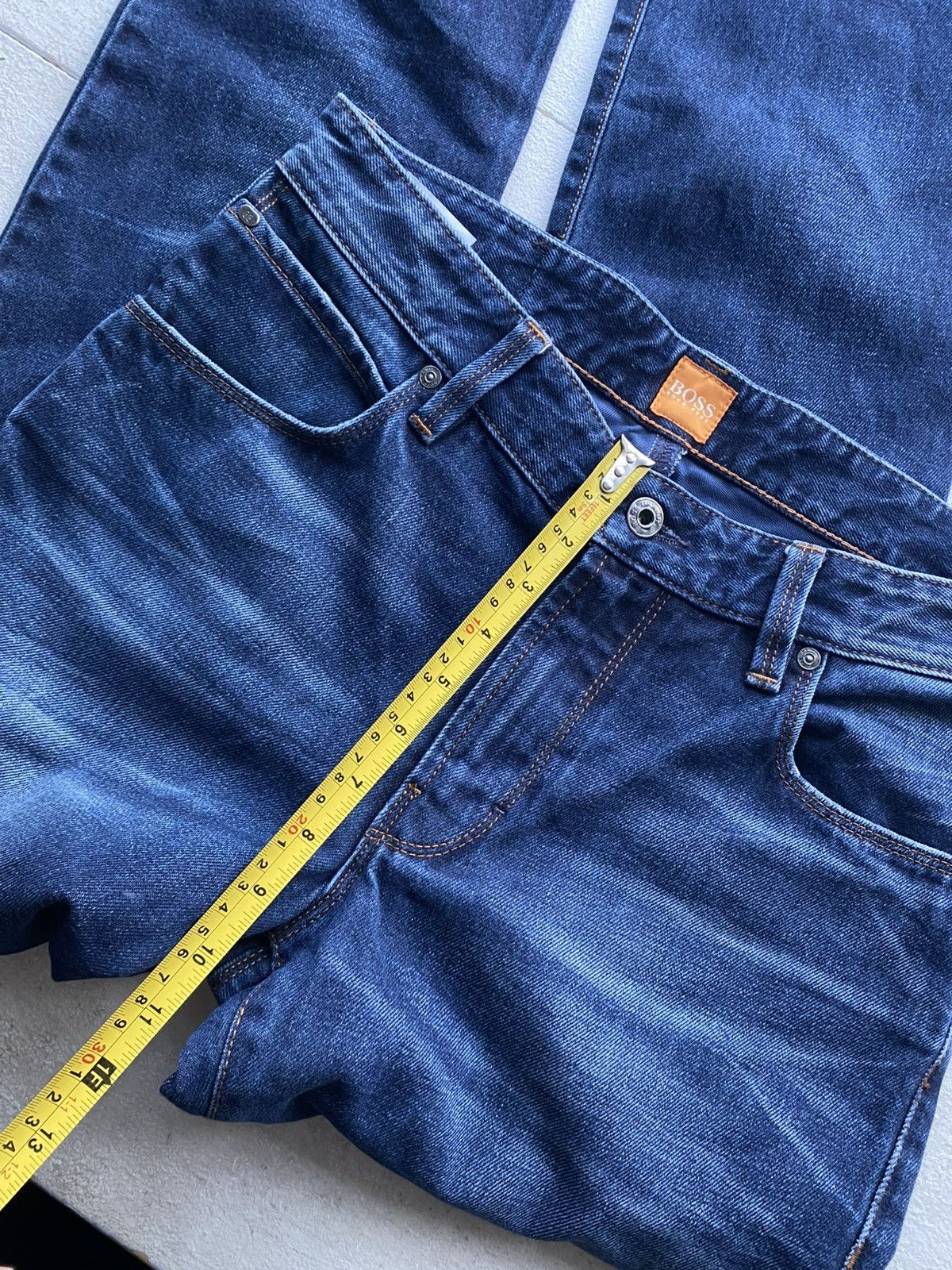 Hugo Boss 00s Y2K Hugo Boss Orange 63 Slim Fit Denim Jeans W31 L31 Size US 31 - 16 Thumbnail