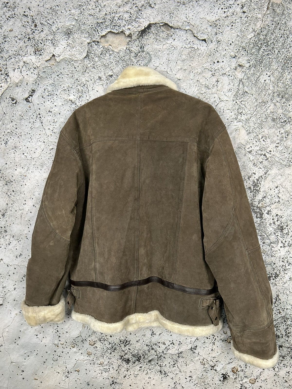 Vintage Vintage Shearling Jacket Sherpa Winter Genuine Leather 90s Size US M / EU 48-50 / 2 - 5 Thumbnail