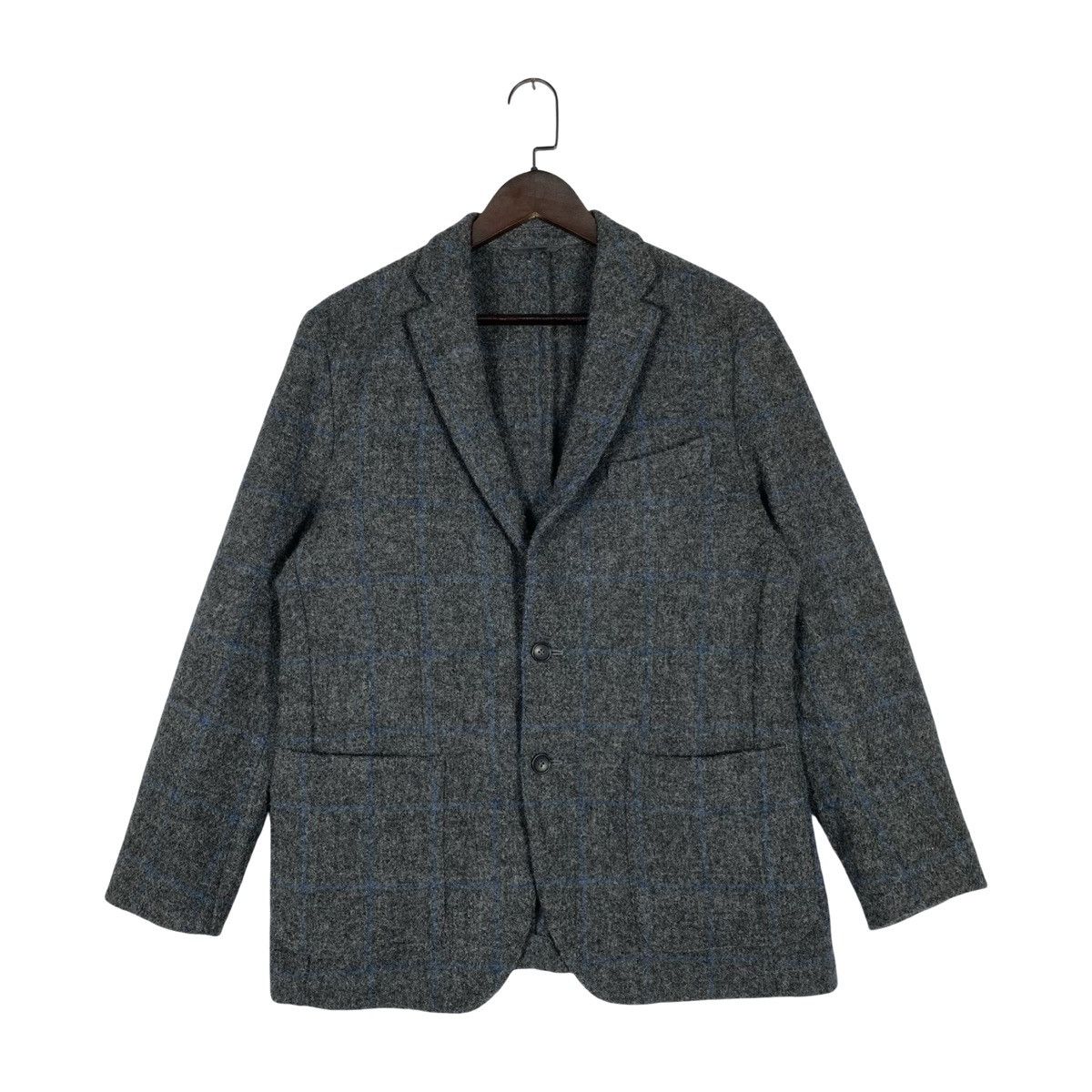 Harris Tweed Vintage FIDATO Harris Tweed Blazer Jacket Size 44S - 1 Thumbnail
