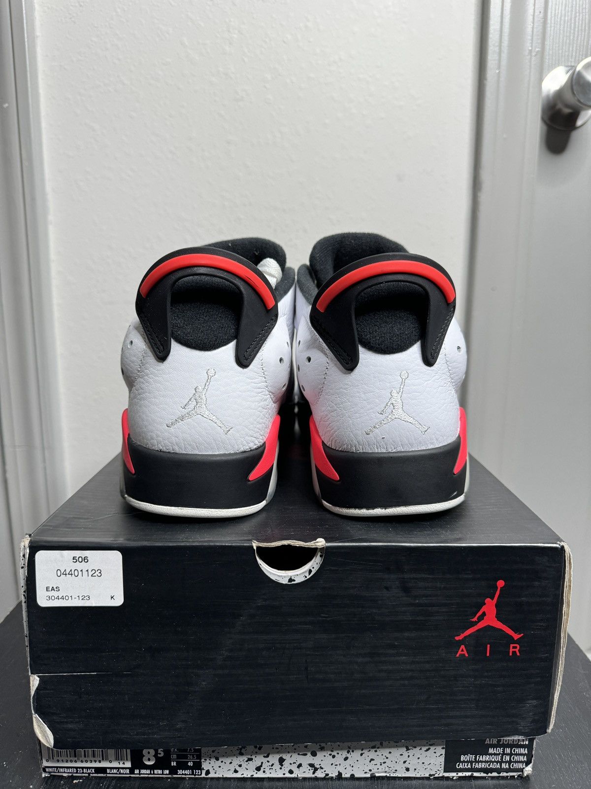 Jordan Brand Air Jordan 6 Low ‘White Infrared’ 2015 Size US 8.5 / EU 41-42 - 4 Thumbnail