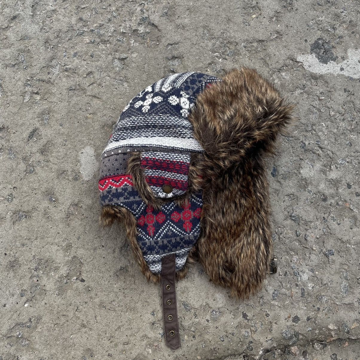 If Six Was Nine × Japanese Brand × Y/Project Vintage Fur Fear Trapper Y2K 90s Cap Hat Style Norway Size ONE SIZE - 7 Thumbnail