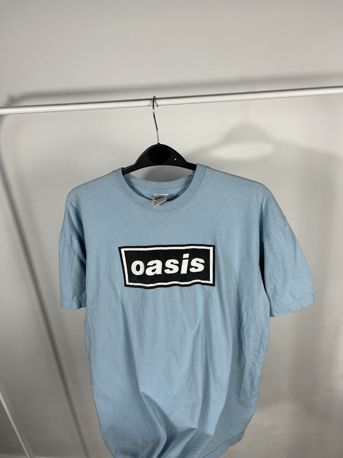 Other Oasis Band Logo T Shirt Blue Fruit of the Loom Size M Size US M / EU 48-50 / 2 - 9 Thumbnail