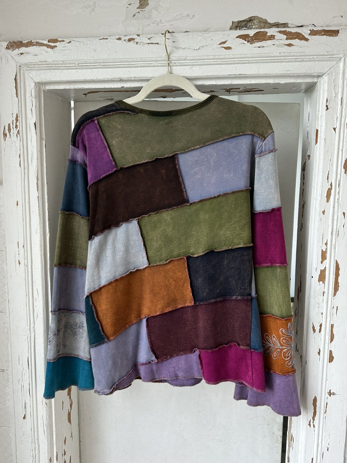 Vintage Sewn in Pieces Multicolor Jumper