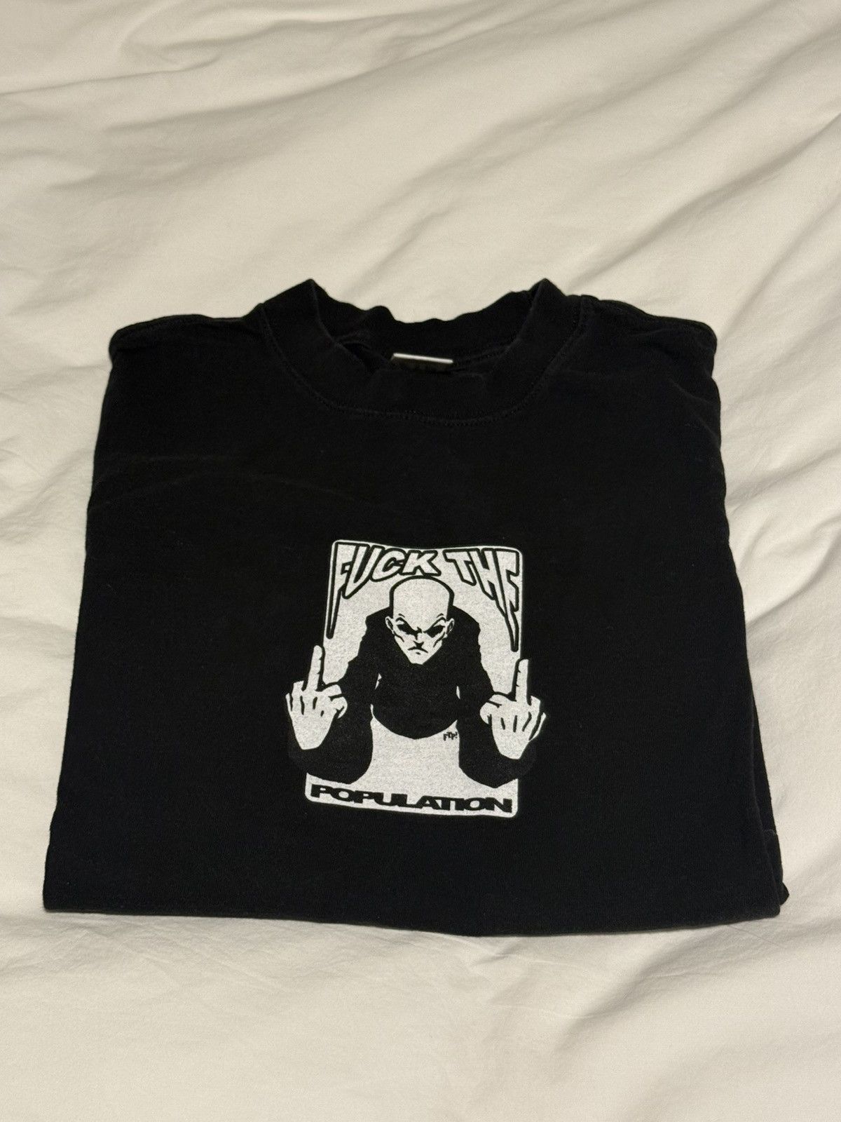 Fuck The Population FTP MIDDLE FINGER TEE Size US L / EU 52-54 / 3 - 2 Thumbnail