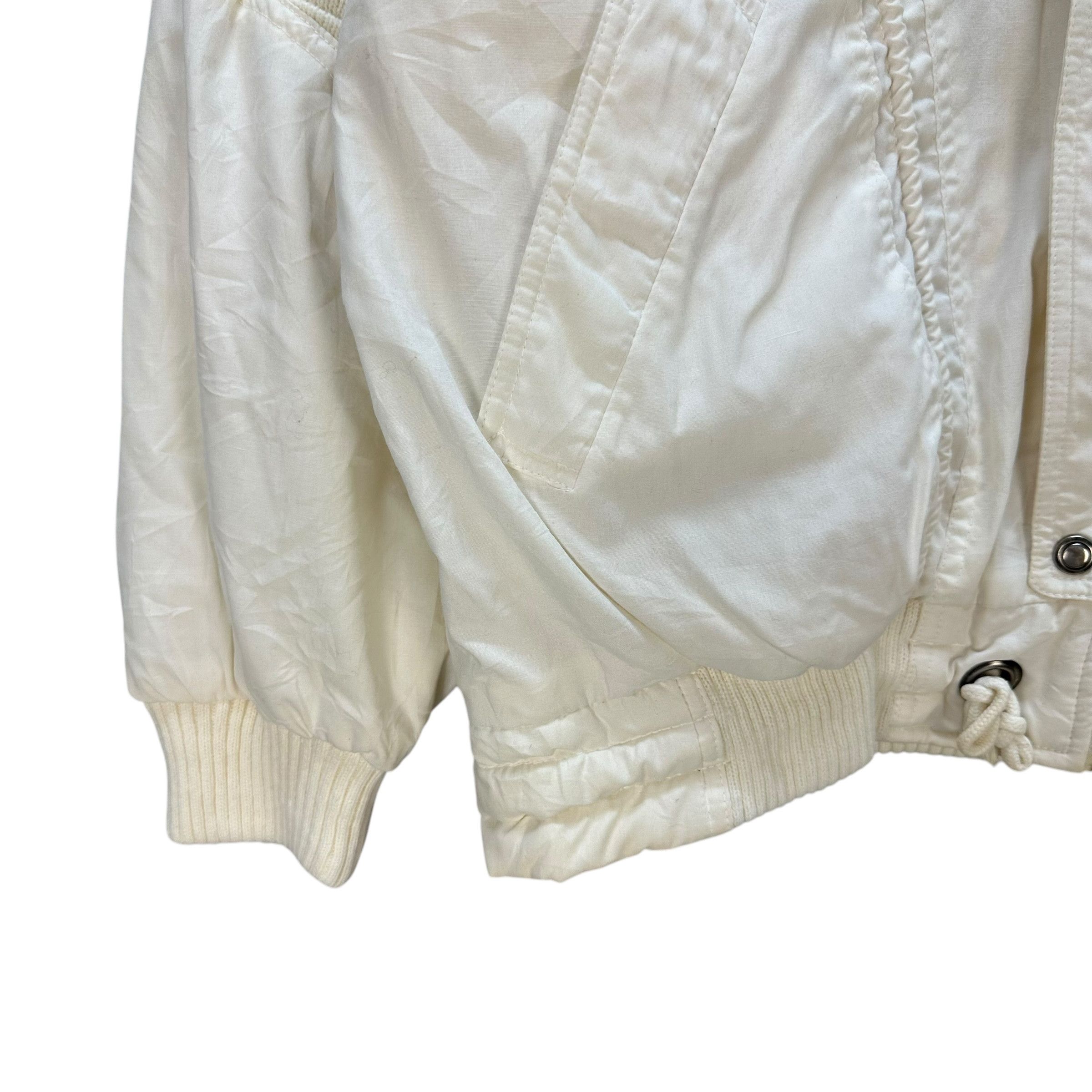 Vintage 90's RESERVE White Parachute Bomber Jacket #A73-1758 Size US L / EU 52-54 / 3 - 6 Thumbnail