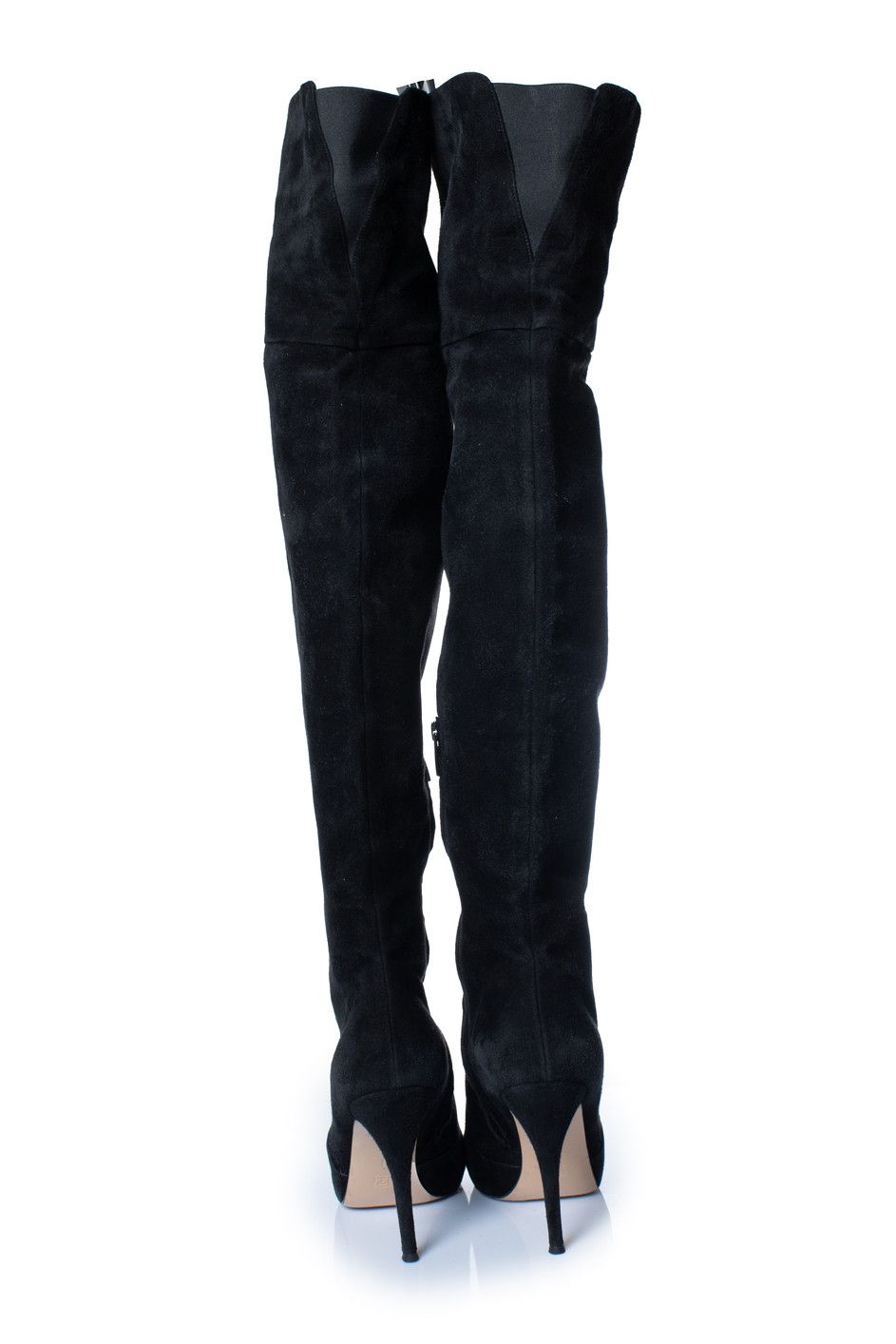 Gianvito Rossi Gianvito Rossi, black suede over knee boots Size US 10 / IT 40 - 3 Thumbnail