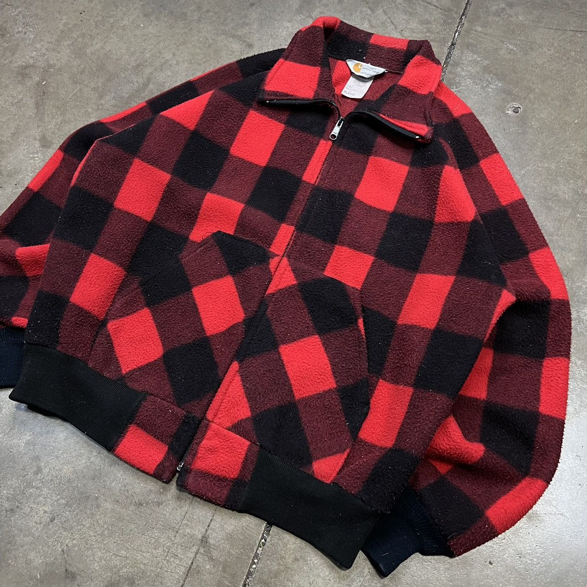 Carhartt Vintage Carhartt Rugged Wear Jacket Buffalo Plaid 90s USA Size US XL / EU 56 / 4 - 2 Thumbnail