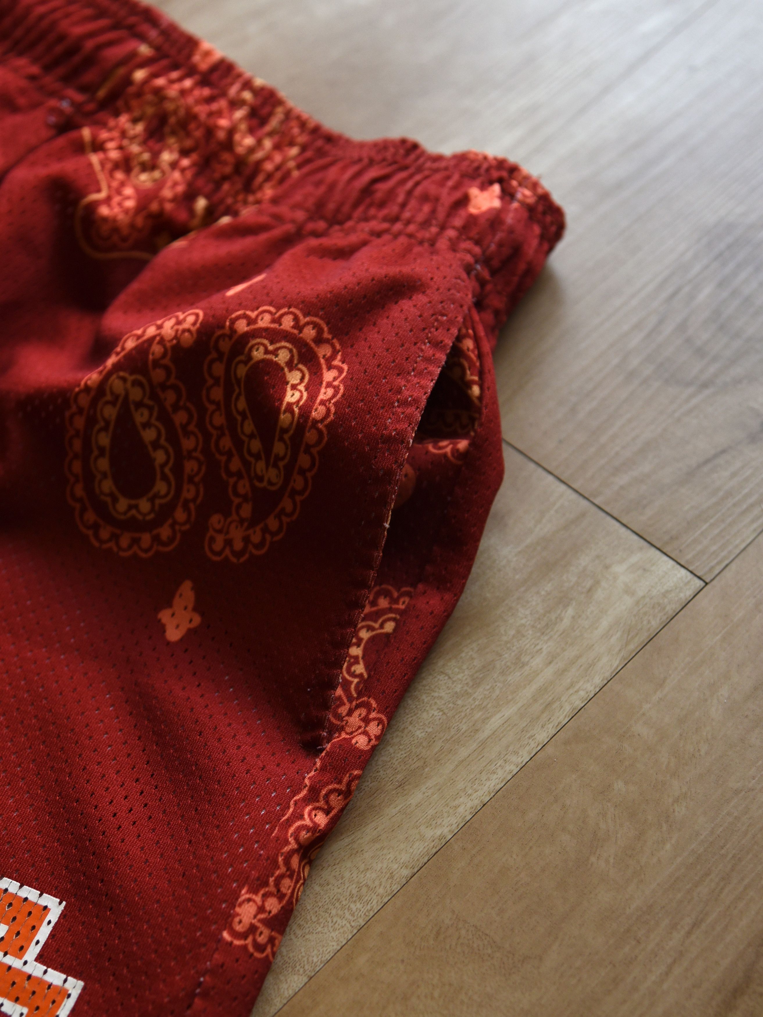 Eric Emanuel EE Paisley Short - Red/Orange Size US 30 / EU 46 - 5 Thumbnail