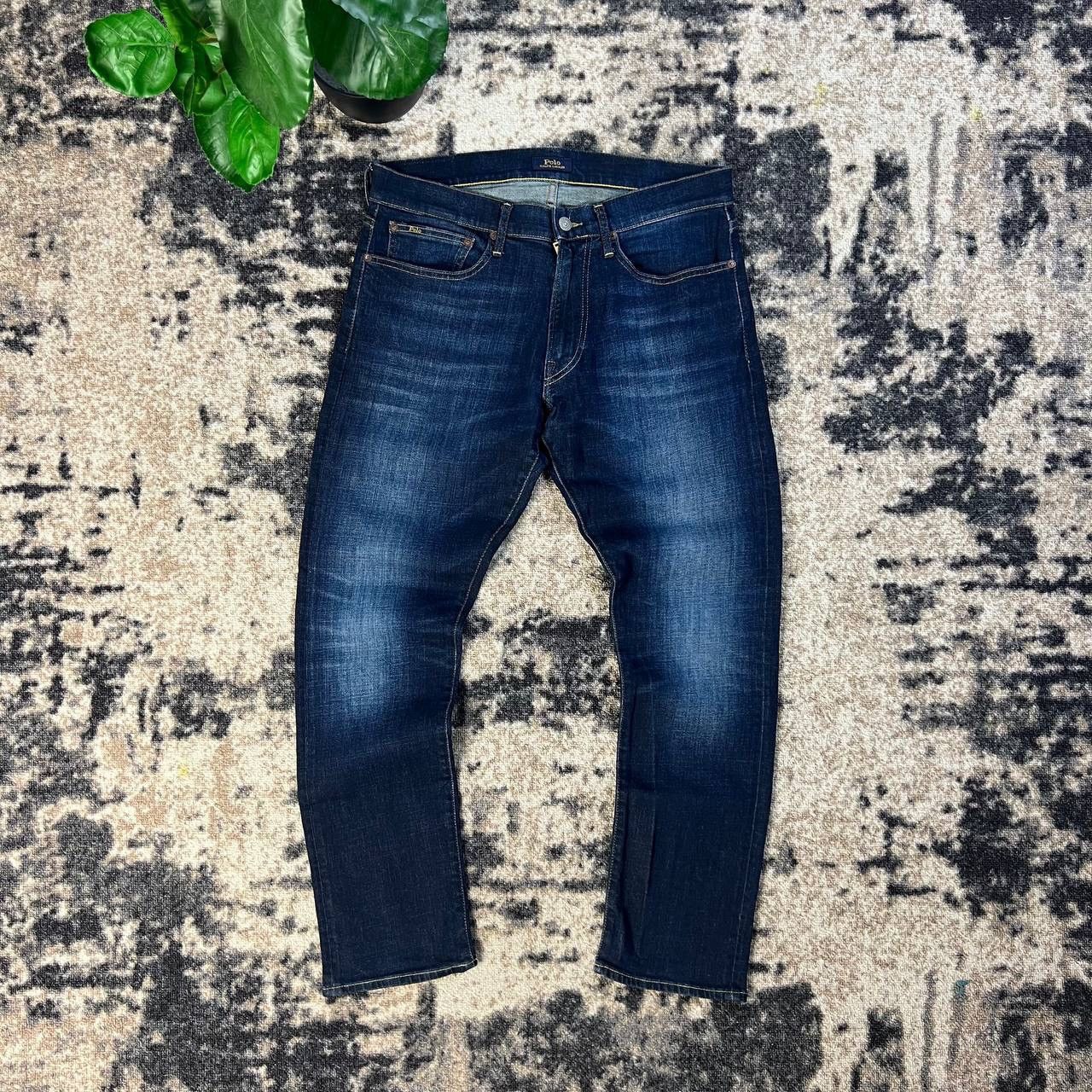 Polo Ralph Lauren Polo Ralph Lauren Luxury Dark Blue Denim Jeans Size US 32 / EU 48 - 2 Thumbnail