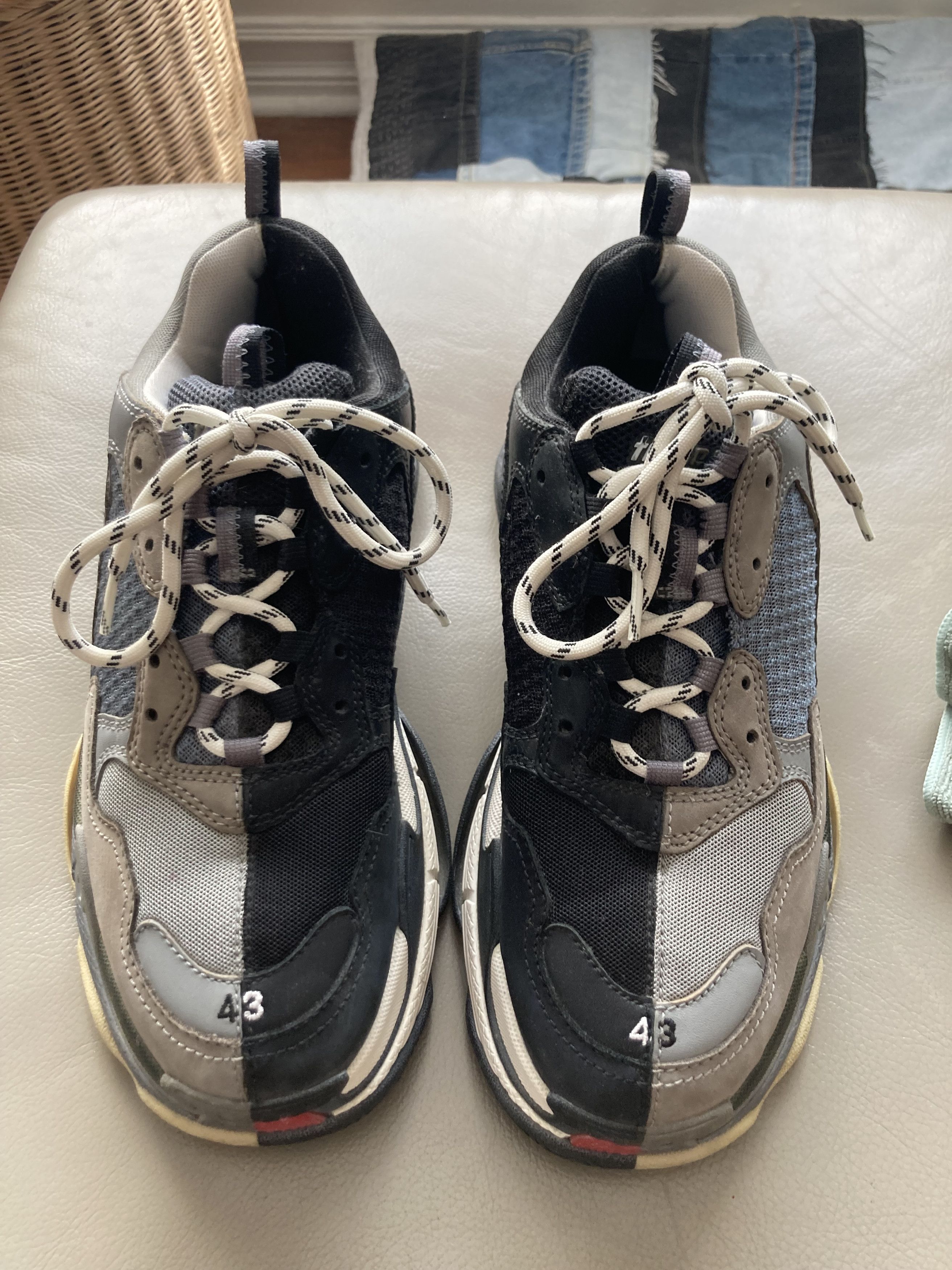 Balenciaga Balenciaga Triple S Sneaker 'Split' Size US 10 / EU 43 - 2 Thumbnail