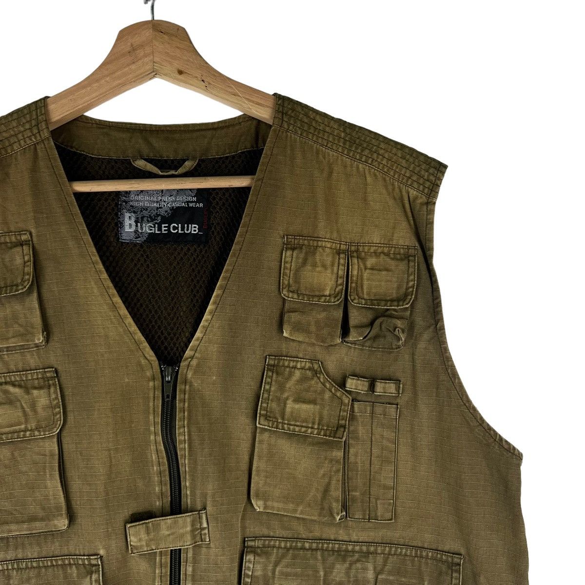 Hysteric Glamour 🔥VINTAGE UTILITY VEST MULTI POCKET CARGO BUGLE CLUB JAPAN Size US M / EU 48-50 / 2 - 2 Thumbnail